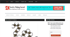 Desktop Screenshot of jewelrymakingjournal.com