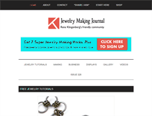 Tablet Screenshot of jewelrymakingjournal.com